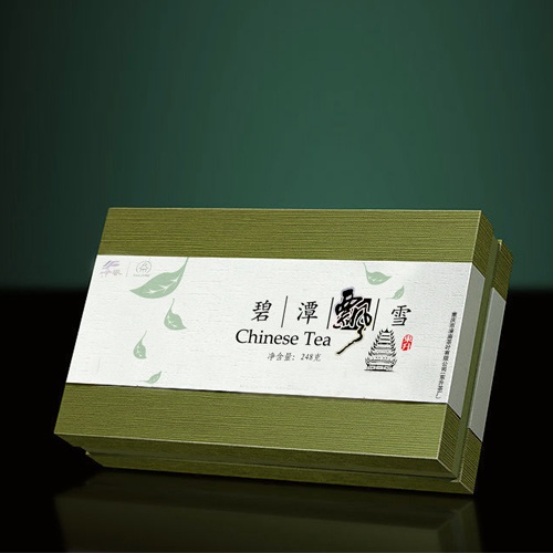 饮品包装设计-碧潭飘雪茶叶包装礼盒设计|成都茶叶礼品盒内袋包装设计公司