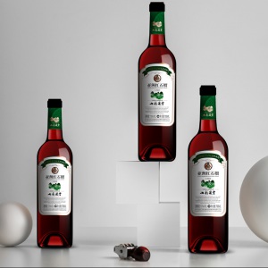 贝斯特bst2222正在为亚洲红石榴葡萄酒包装做创意