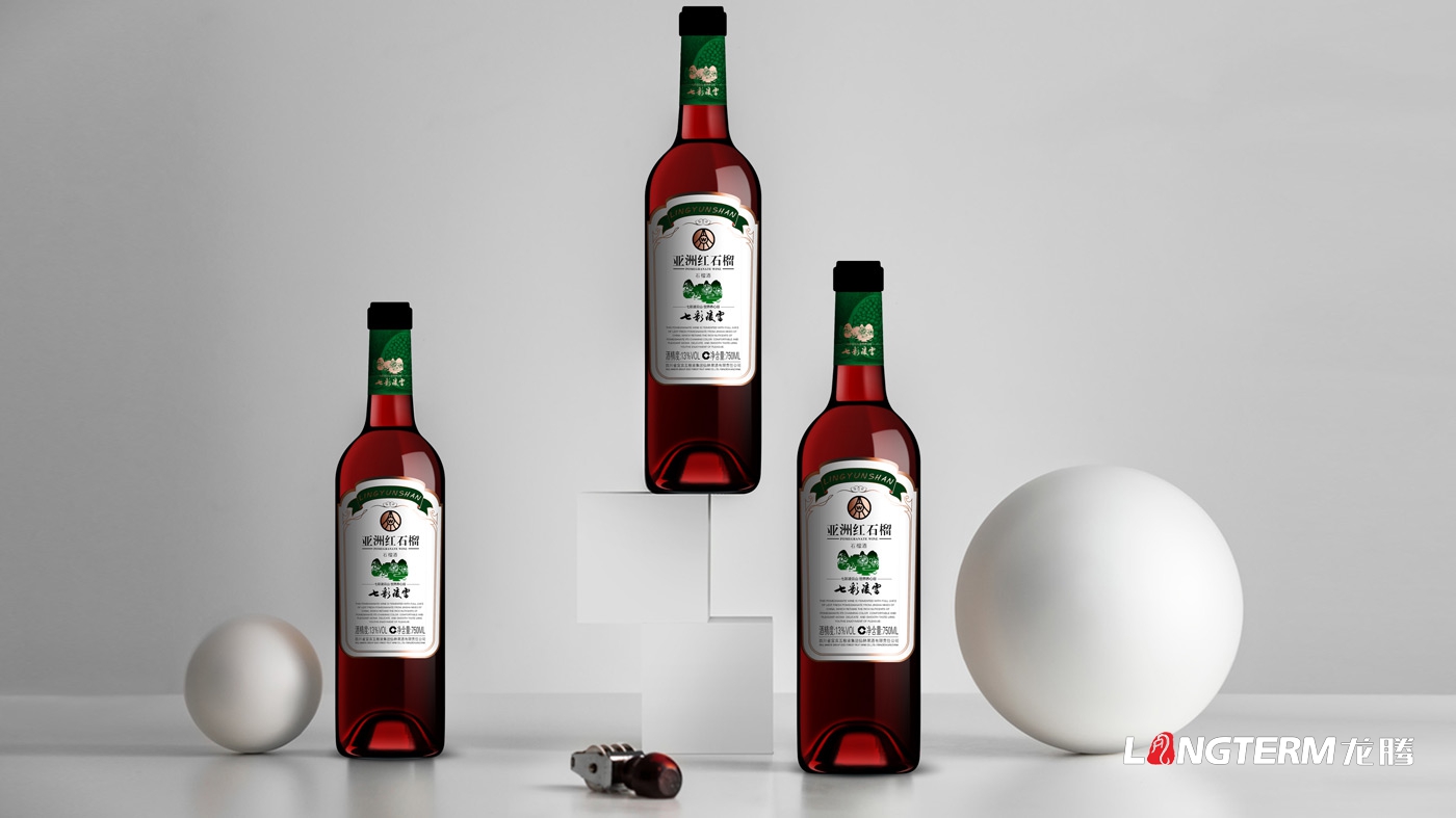 贝斯特bst2222正在为亚洲红石榴葡萄酒包装做创意