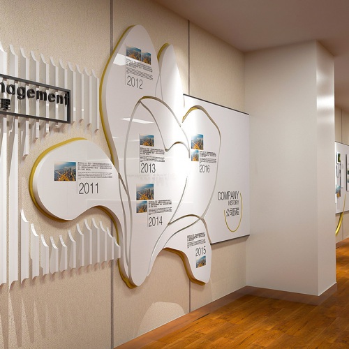 企业文化-太平洋保险金玉兰财富管理分部企业文化墙策划设计