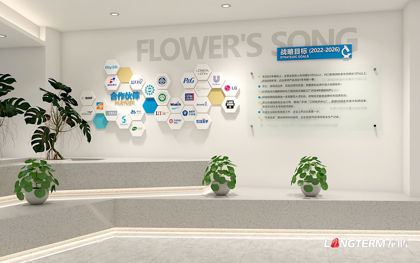 四川花语精细化工有限公司企业文化墙设计方案